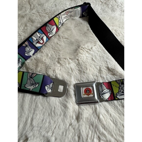 Looney Tunes Buckle Down Belt Seatbelt 26" up to 44" Bugs Bunny Cosplay 2016 - Picture 5 of 5